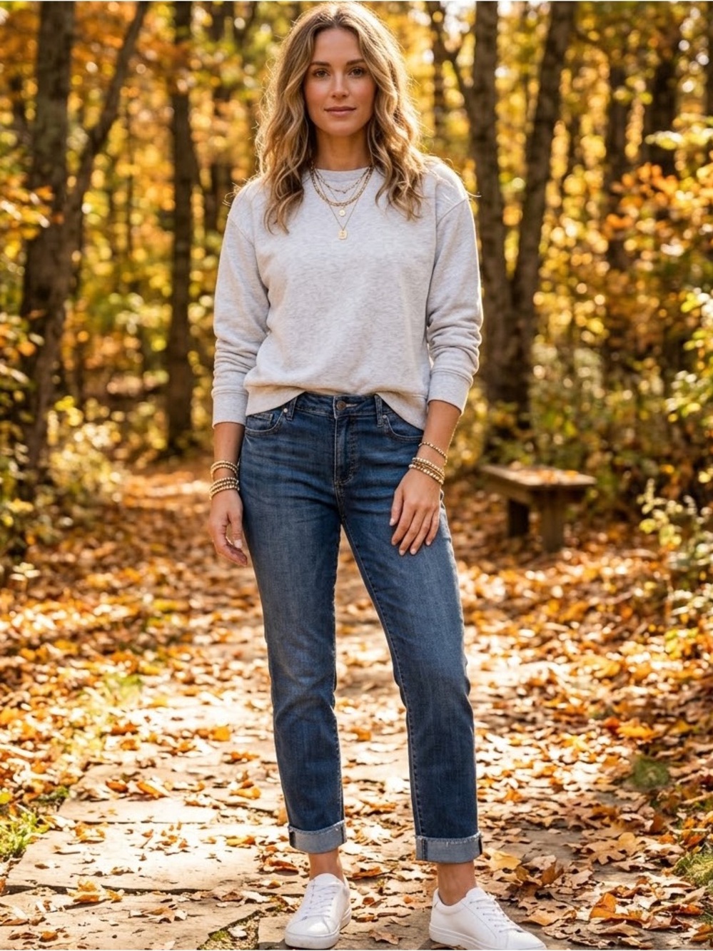 Kut from the Kloth Dark Blue Cropped Straight Jeans